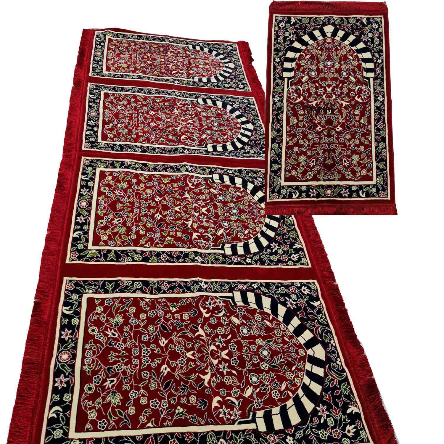 Al Rawda al rawda Haram al Madinah 4 To 6 people+Imam Prayer Mat Thick High Q