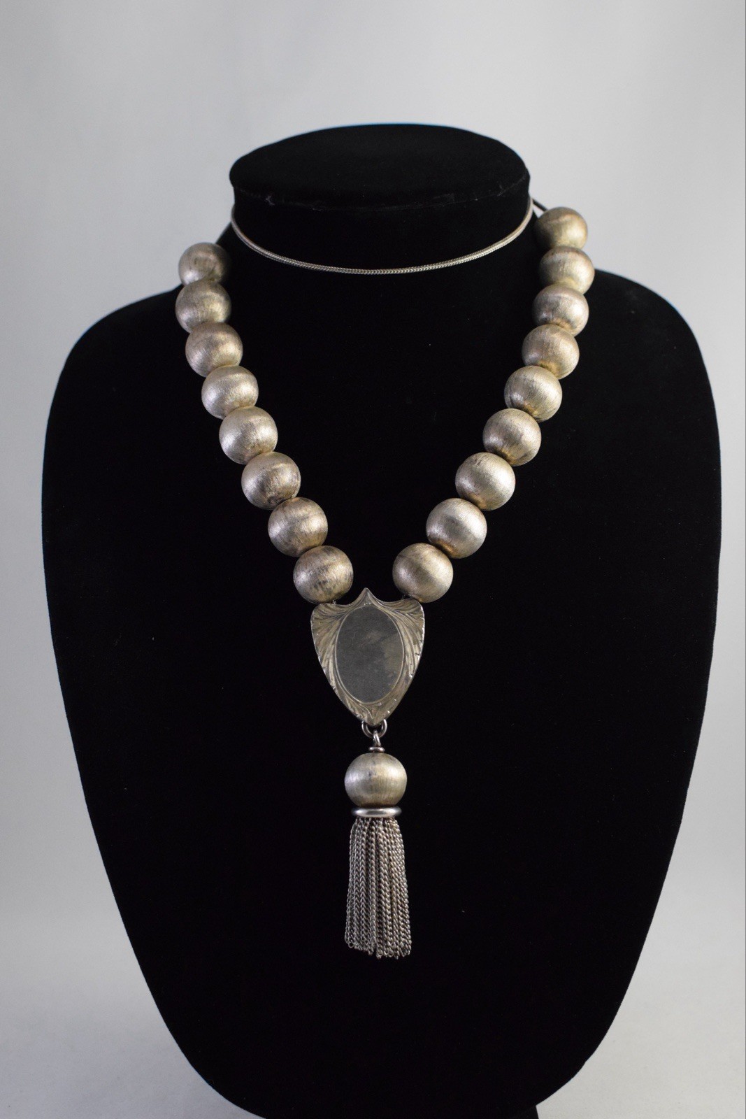 VTG 950 Fine Silver Handmade Sterling Silver Greek Komboloi Worry Beads 121 g
