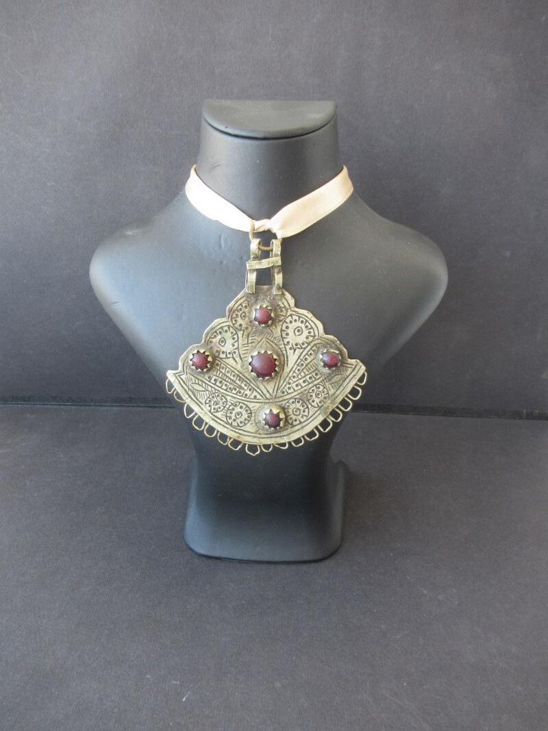 Antique Pendant Necklace Silver Ottoman Turkish islamic
