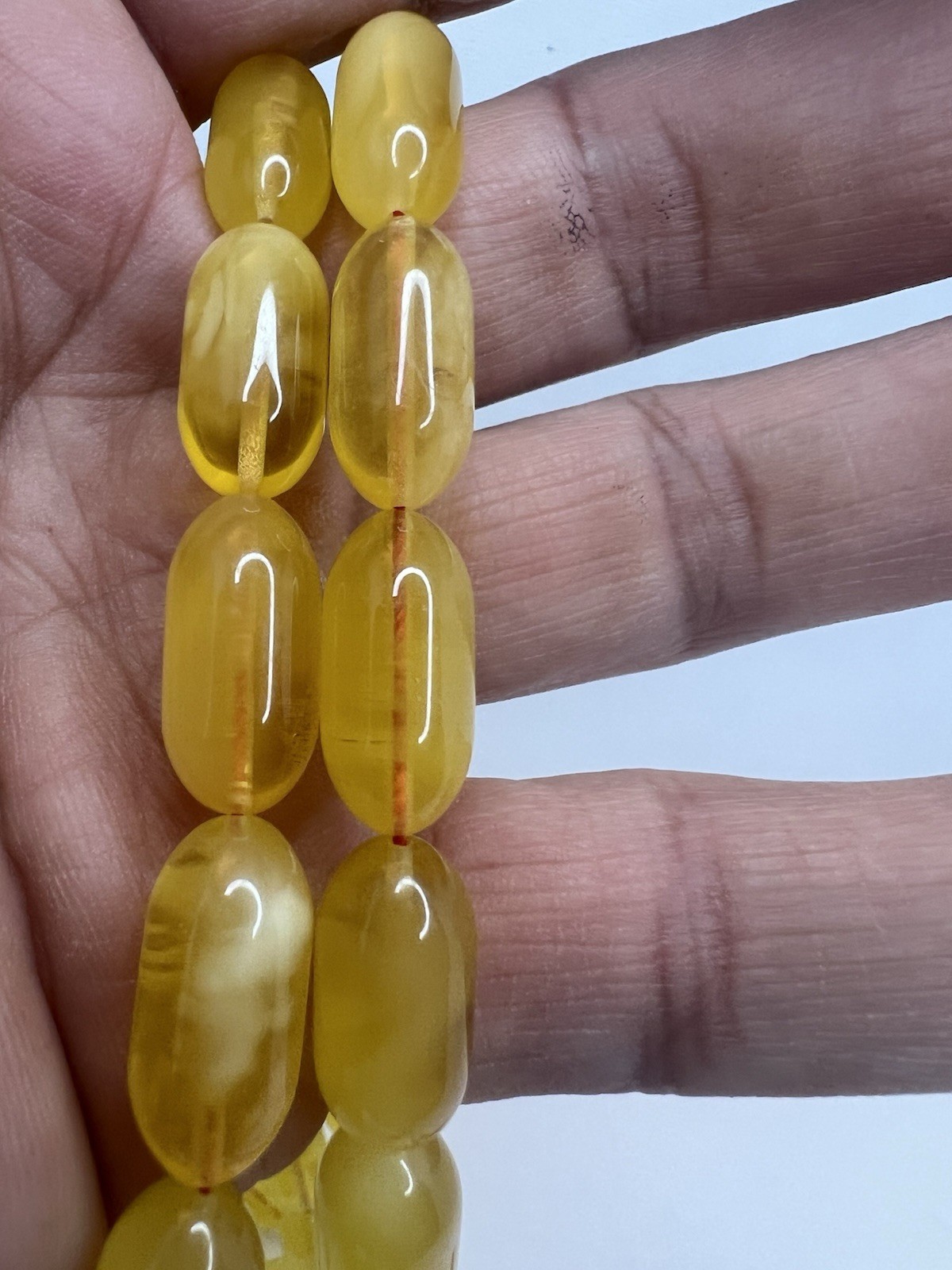 Mesbah Rosary Kahraman Kaliningrad Amber مسباح كهرمان كللنغرادي جبسي وعسل