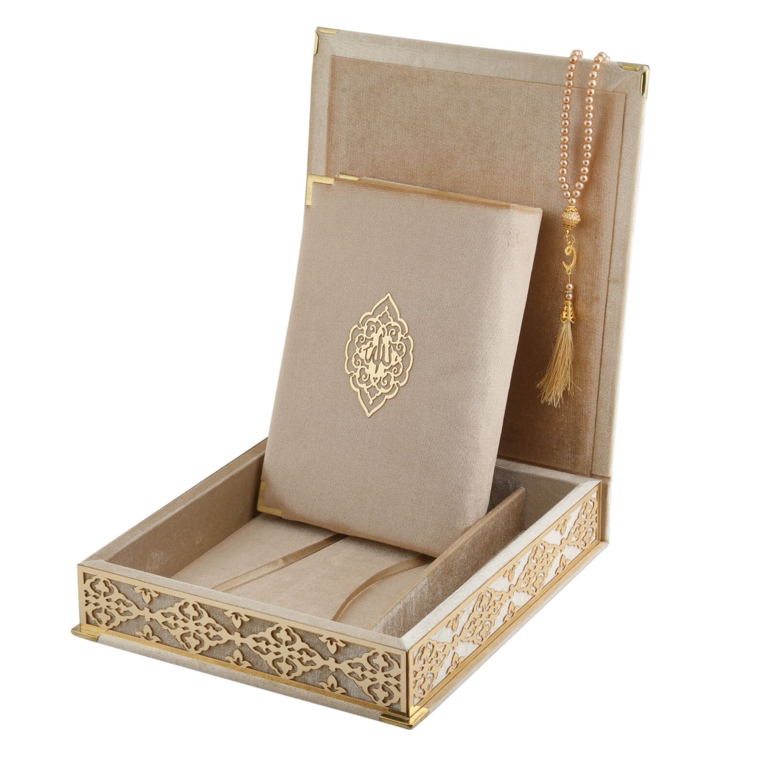 Quran Box 26×29 Cm Ottoman Series Quran Prayer Beads Gift Box Colors Muslim Gift