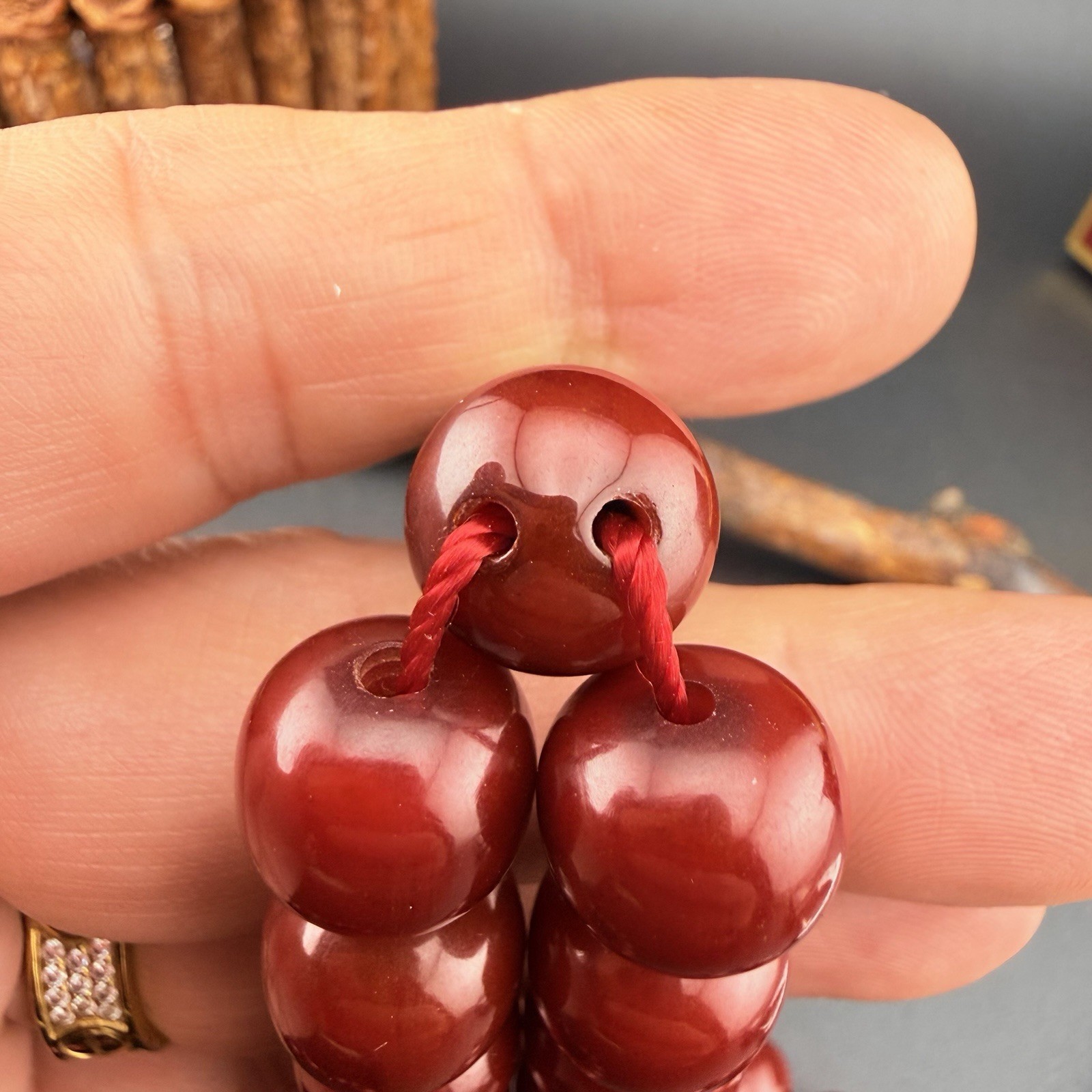 Vintage Tasbih Misbah Faturan 33-Bead Islamic Rosary VIP مسبحة مسباح فاتوران 928