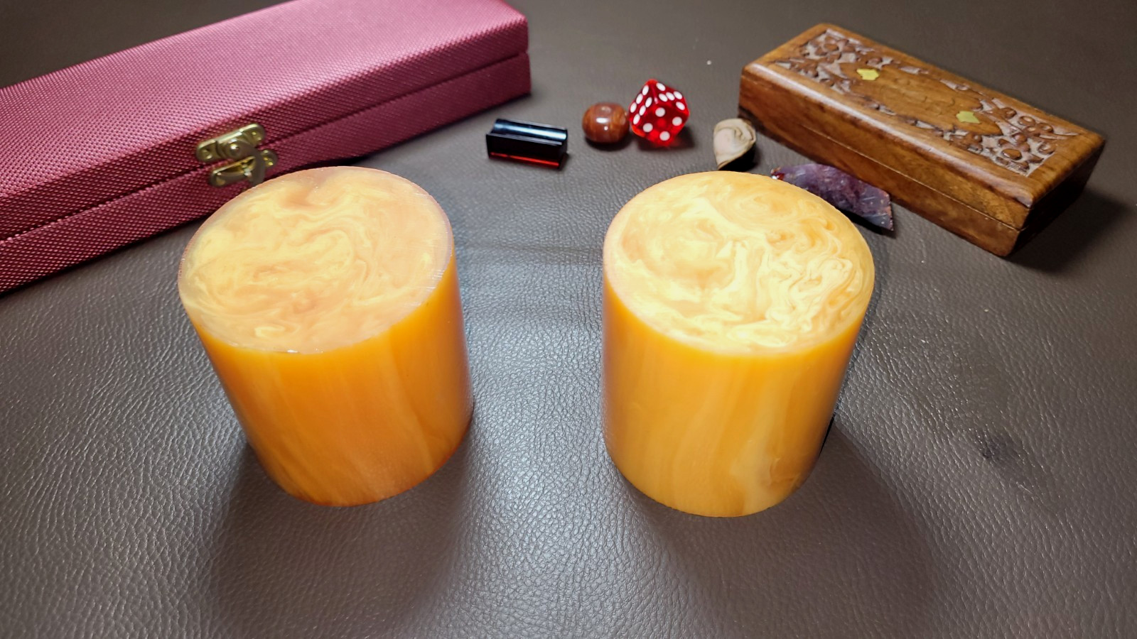 Genuine Amber Bakelite rods, catalin block for making prayer beads tasbih misbah