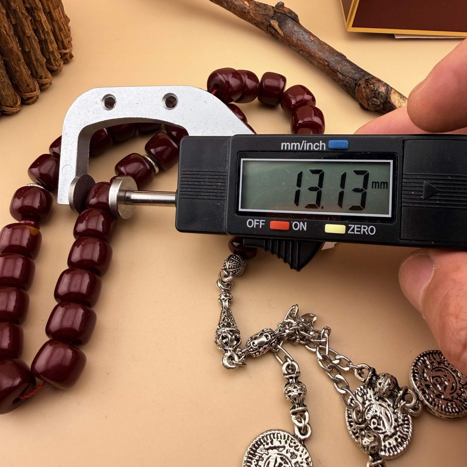 Vintage Collectible Faturan Islamic 33 Bead Tasbih مسبحة مسباح فاتوران N68