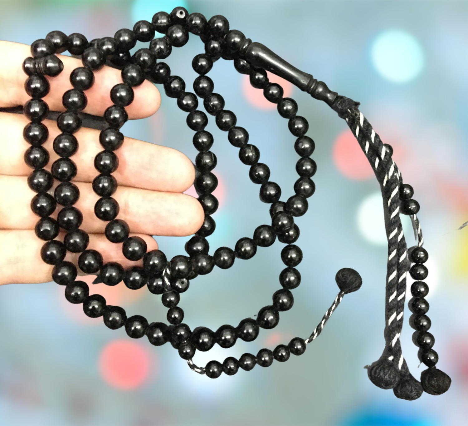 Prayer Beads kuka inlaid 100 Tasbih Tasbeeh 8 mm Islamic Masbaha coca kokk كوك