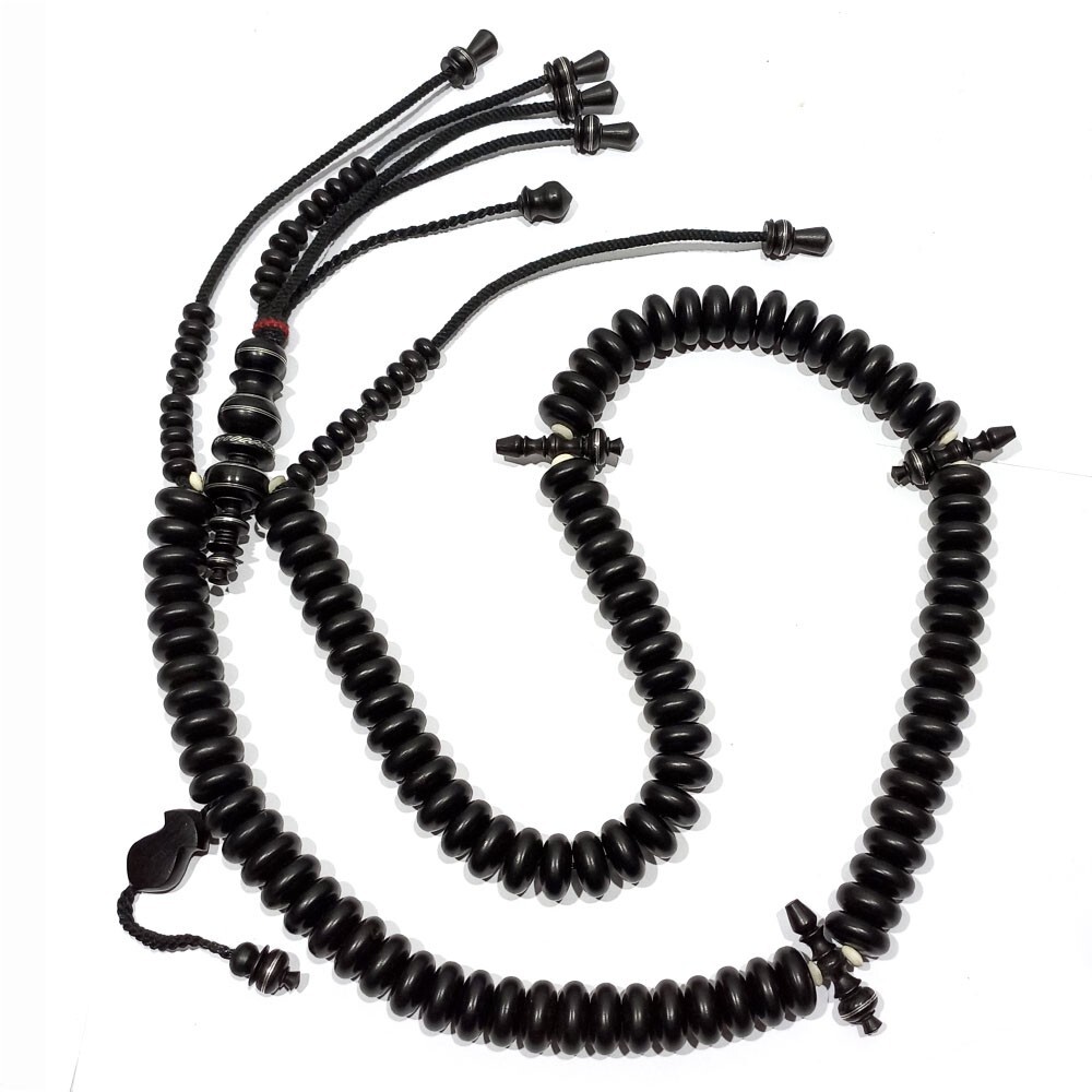 High Quality Genuine Makassar Ebony Wood Tijani Sufi prayer (Diospyros celebica)