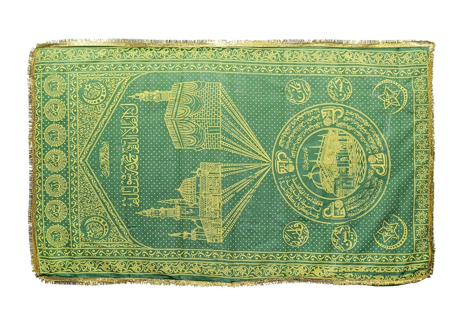 Dargah Chadar/Chaddar Cloth for Dargah (Green, 1 pc, 1.5 Meter)
