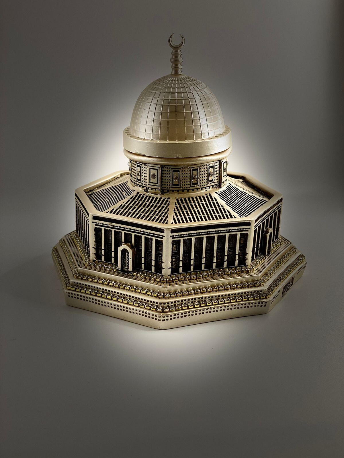 Vintage Dome Rock Jerusalem Anthropomorphic Holy Al Aqsa Mosque Spiritual Gift