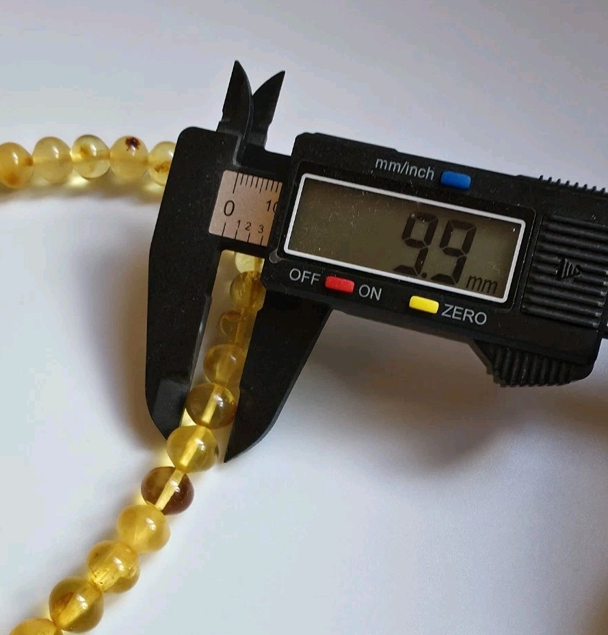 Original Amber Islamic Prayer 33 Rosary Beads 51g Butterscotch Egg Yolk