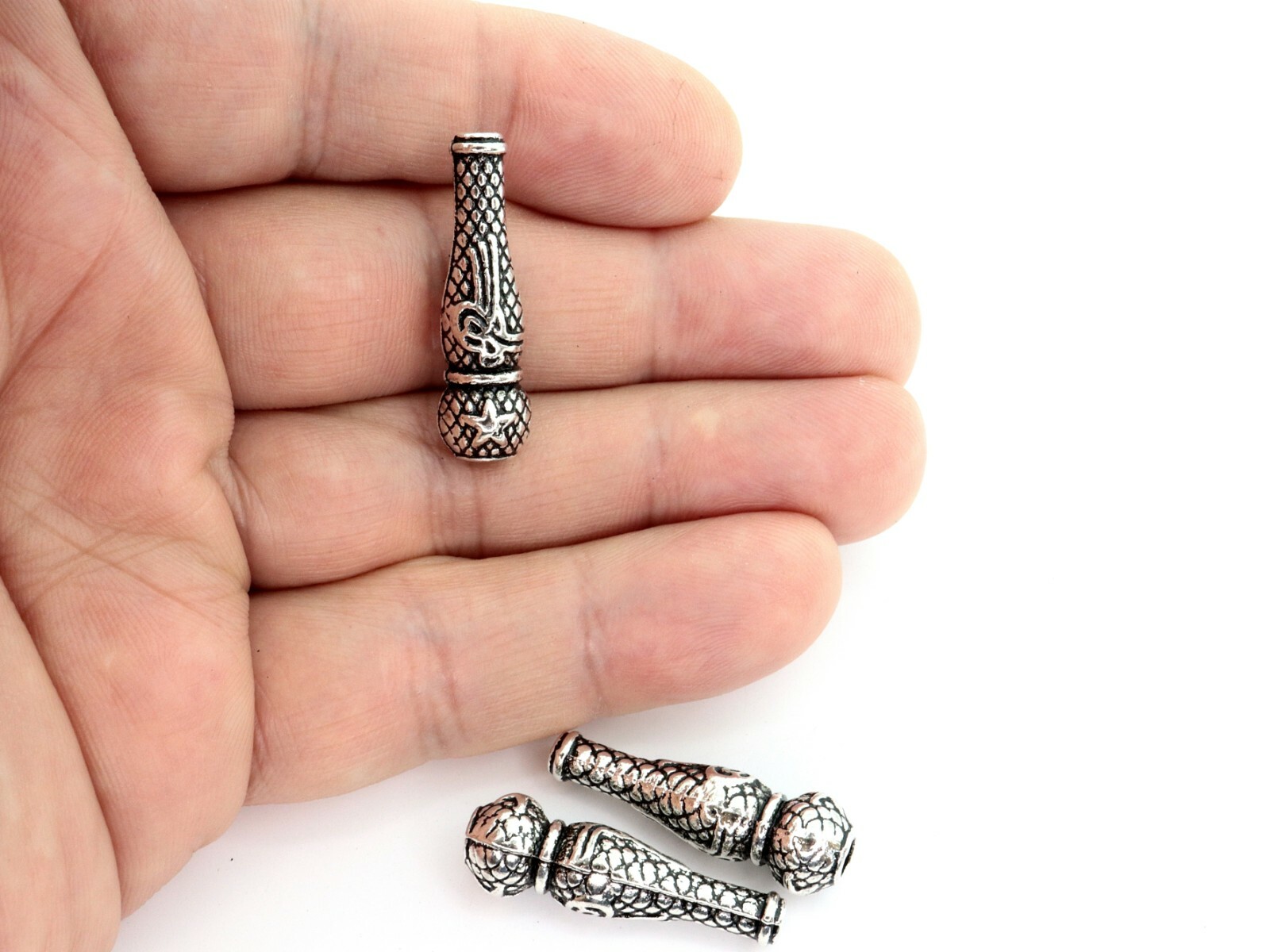 Metal imam 3 pcs for make Islamic Prayer Beads Misbaha Tesbih tasbeeh 620022