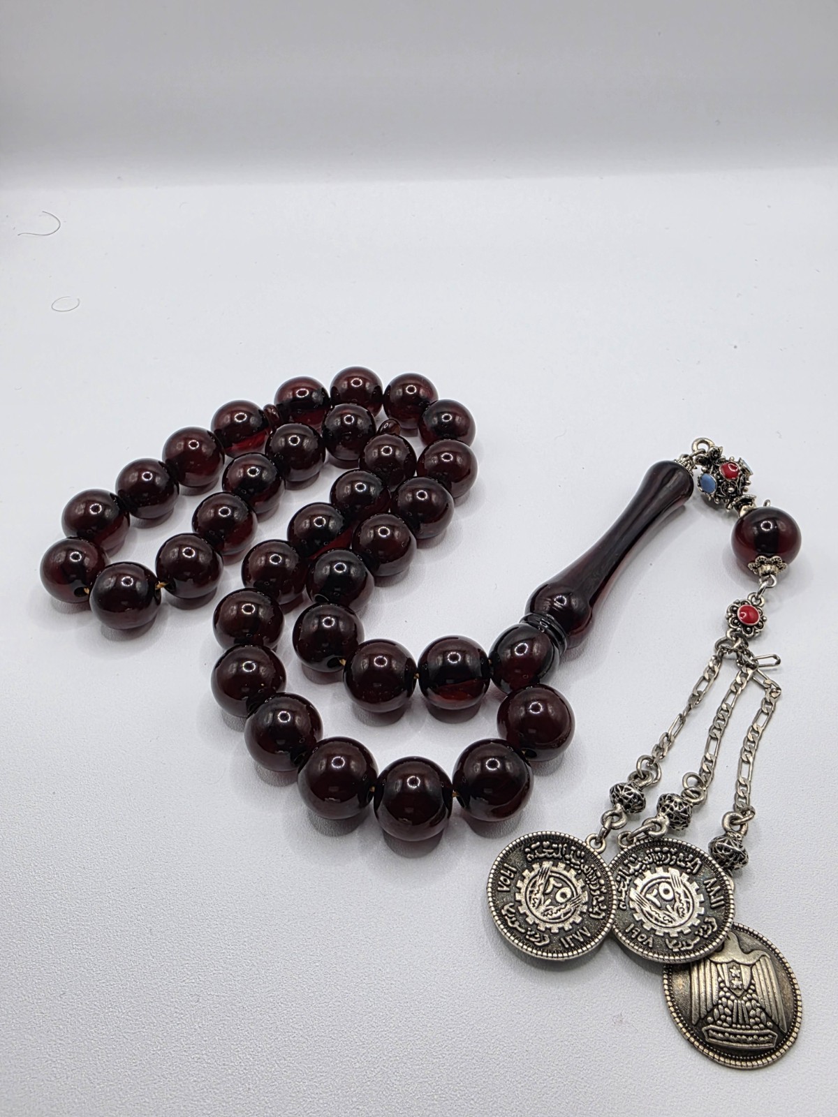 Faturan ,MISBAHA 33 BEADS,13×1mm سبحة مسبحة فاتورن معرق