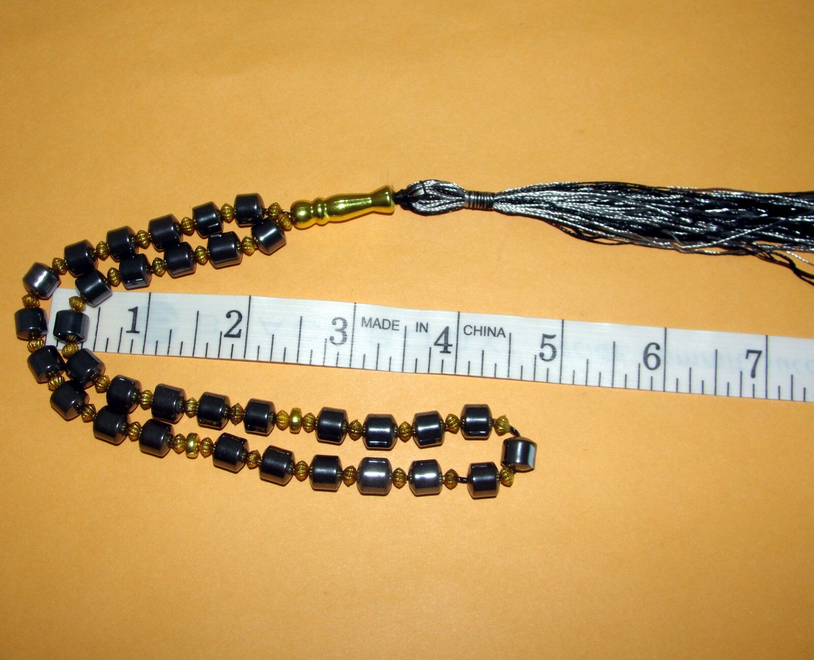 Pretty Afghanistan 33 Stone Pray Beads Misbaha Tasbih Subha Muslim Sufi تَسْبِيح