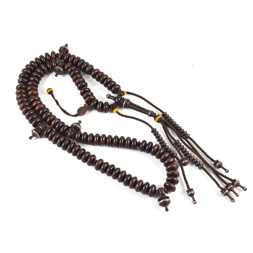 Limited Edition Large 15mm x 08mm Tamarind Wood Handmade Sufi Tijani Prayer bead