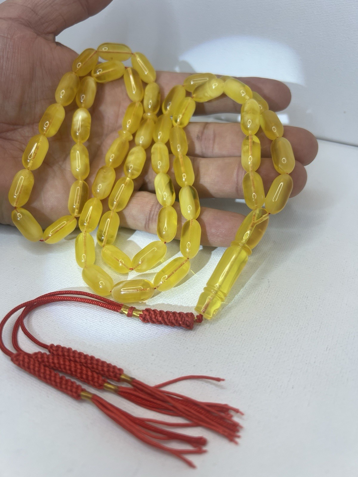Mesbah Rosary Kahraman Kaliningrad Amber مسباح كهرمان كللنغرادي جبسي وعسل