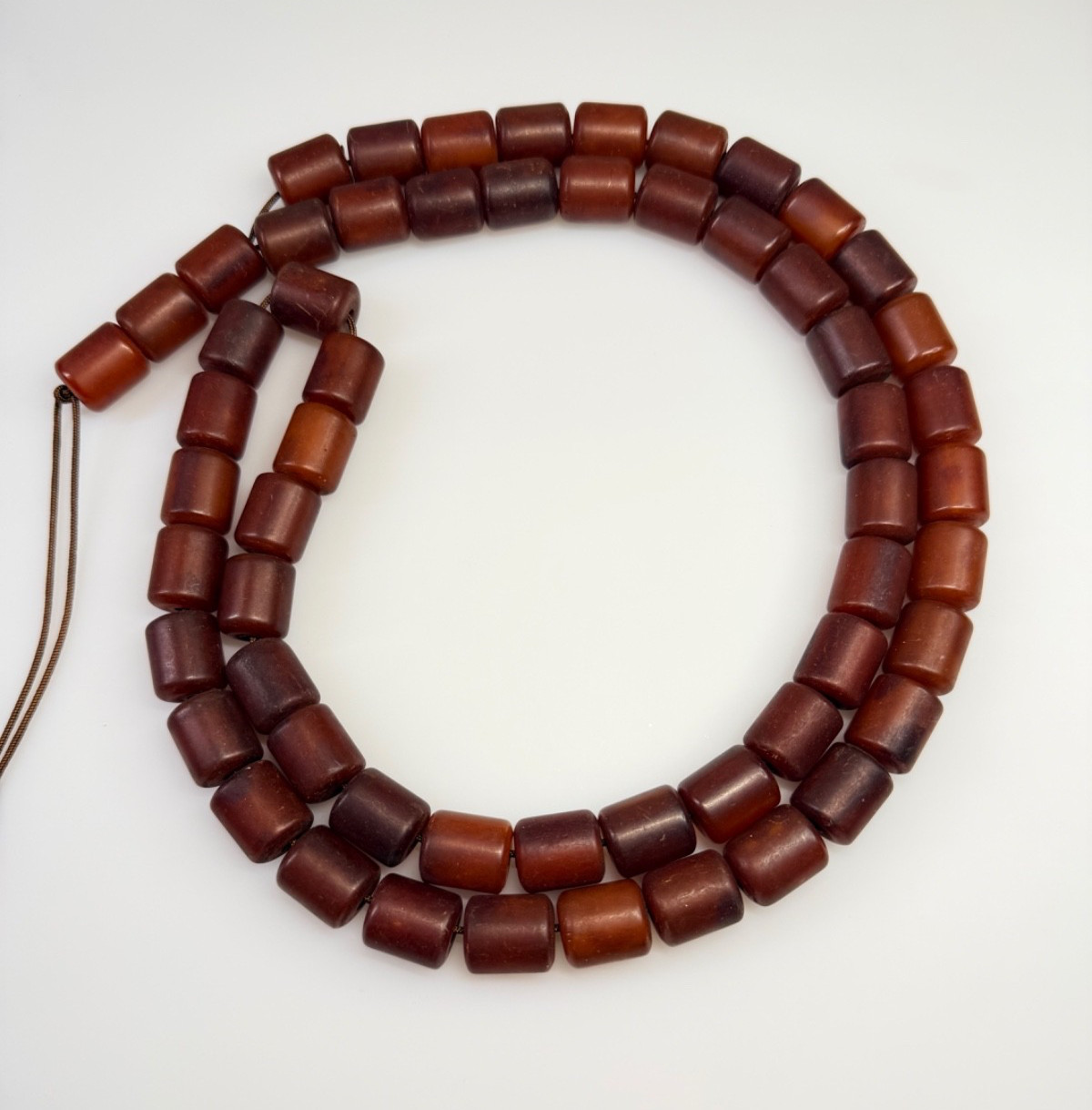 201 Grams Antique Bakelite Beads Marbled.