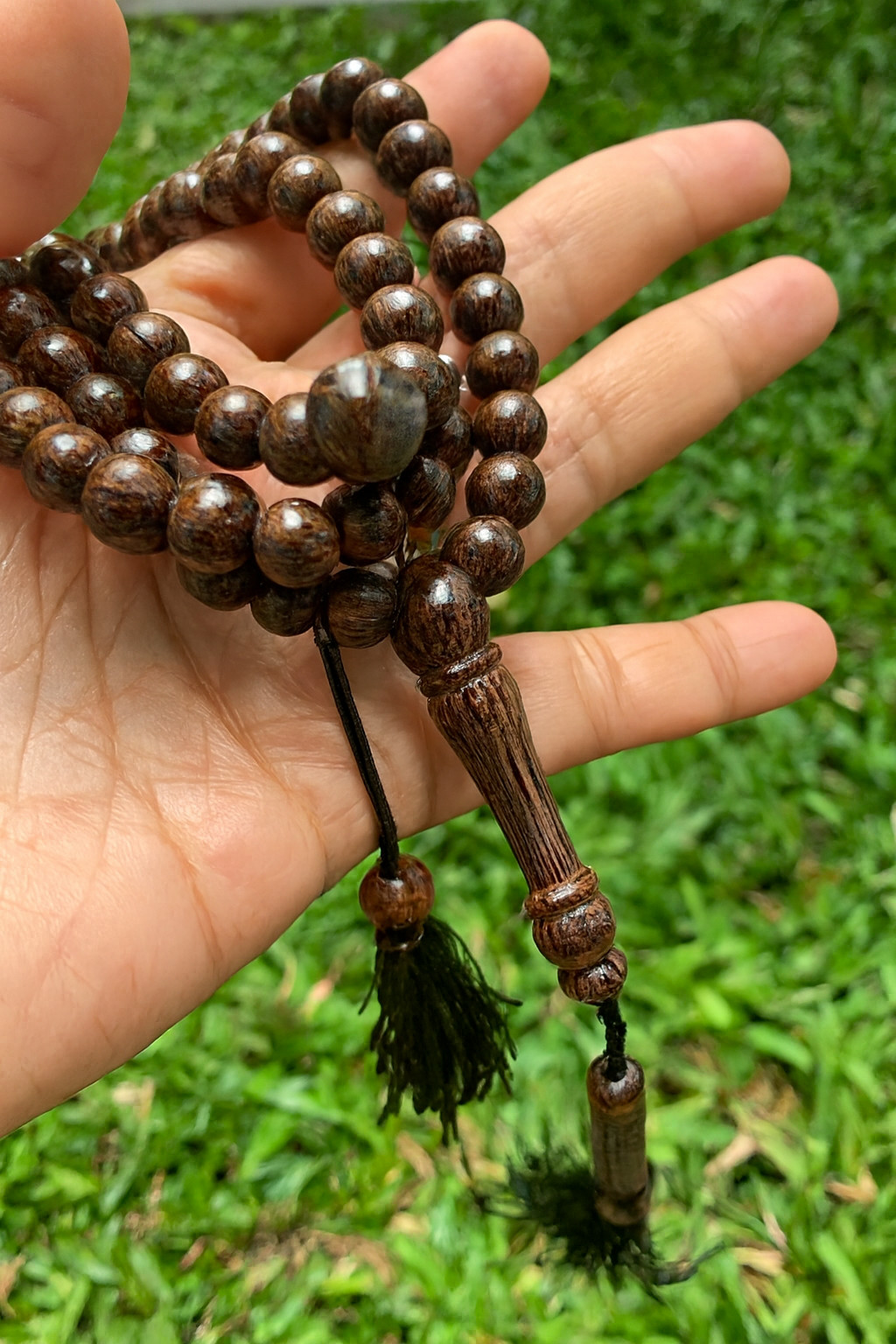 Islamic Muslim Tamarind wood Prayer Beads Tasbih 08 mm 99 beads