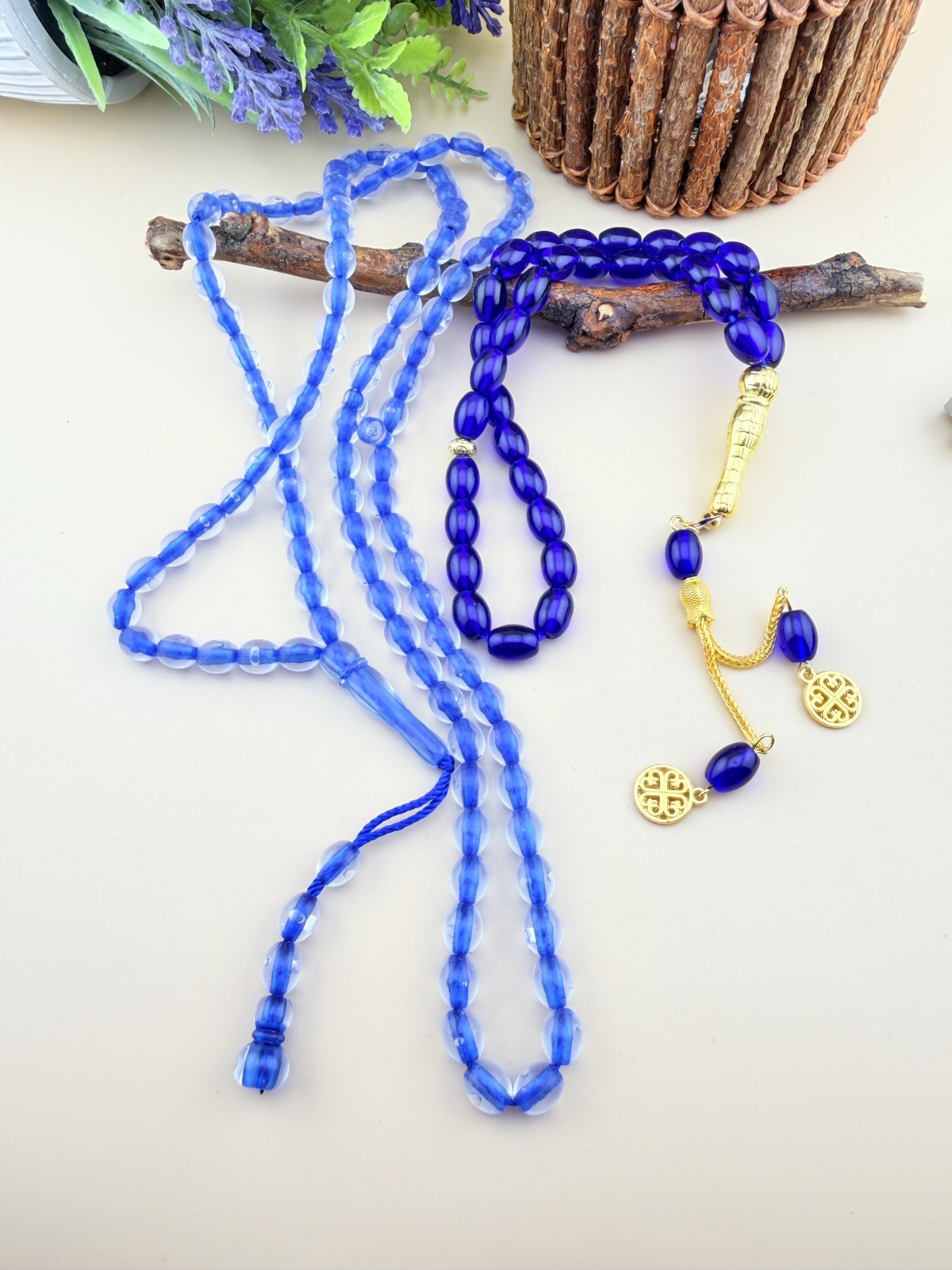 Islamic Prayer Rosary 33 & 99 bead Tasbih Set Of 2 N726 مسباح مسبحة