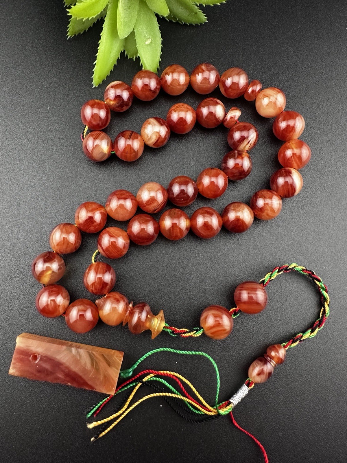 New Handmade Bakelite Faturan Misbaha Islamic Prayer 33 beads مسباح سبحة بكلايت