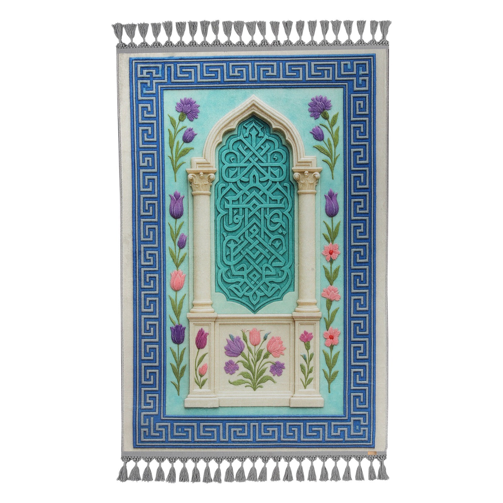 Prayer Mat Silky Soft Prayer Rug Turkish Islamic Gift Muslim Gebetsteppich