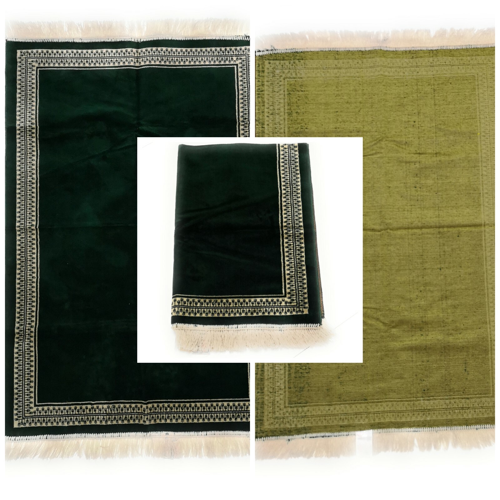 Islamic Prayer Mat.jannamaz.musalla.High Quality.Saudi Arab)850+gBIG SIZE 33X50″