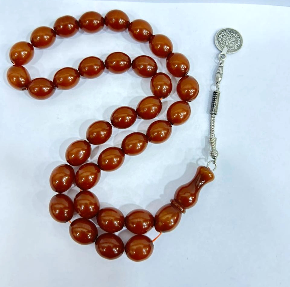 ISLAMIC PRAYER BEADS | MUSKY FATURAN | 33 PIECES | HANDCRAFTED