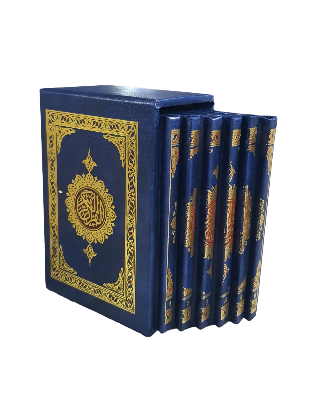 Holy Quran 6-Volume Set المصحف الشريف 6 أجزاء Deluxe Arabic Islamic Book Gift
