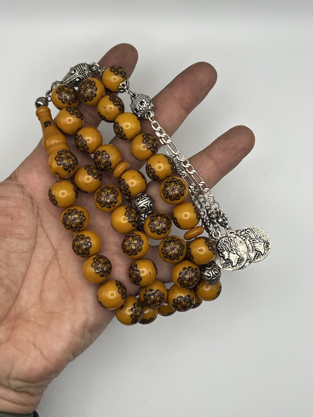 Sandalous Tasbih Laser Engraving Misbaha Prayer Beads Rosary مسبحة سبحة سندلوس
