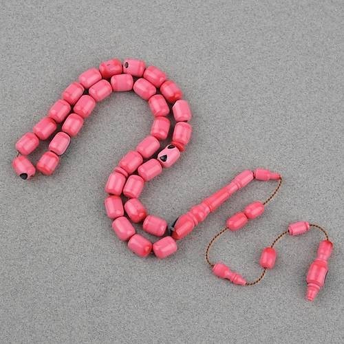 Billiard Ball Object Katalin Red Capsule Cut Prayer Beads Tesbih