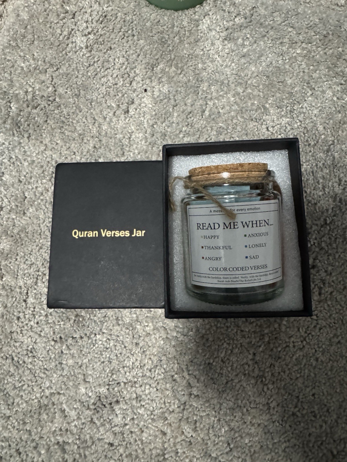 99 Quran Verses Jar in Arabic and English – Islamic Gifts for Muslim Women,