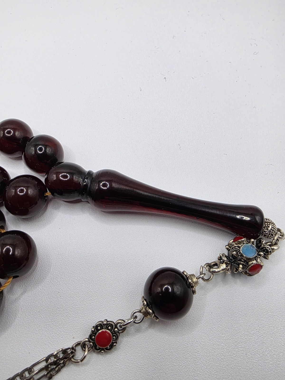 Faturan ,MISBAHA 33 BEADS,13×1mm سبحة مسبحة فاتورن معرق