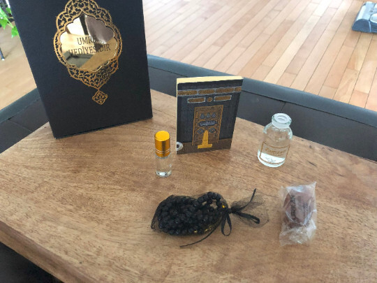 Muslim Gift Box inside variety of items.