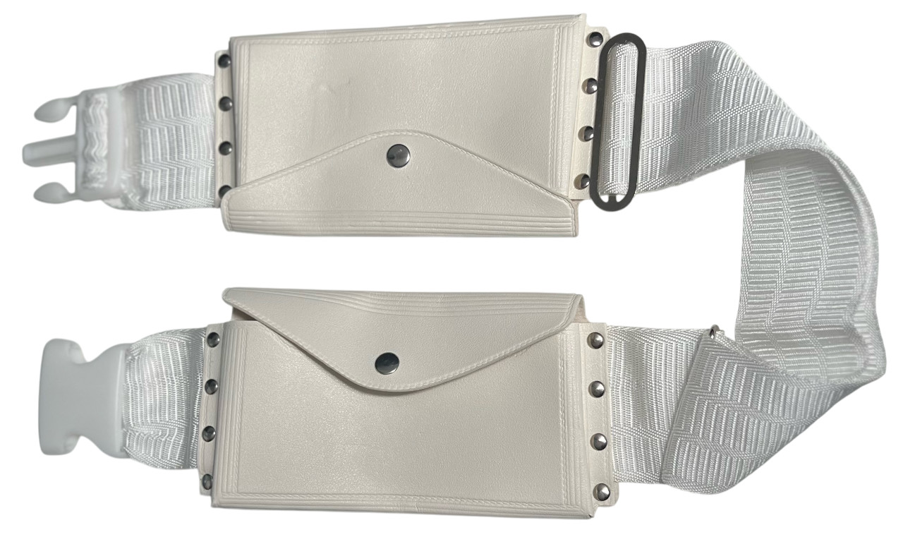 Mens Ihram Ahram Ehram Waist BELT 2 Pockets For Umrah Hajj