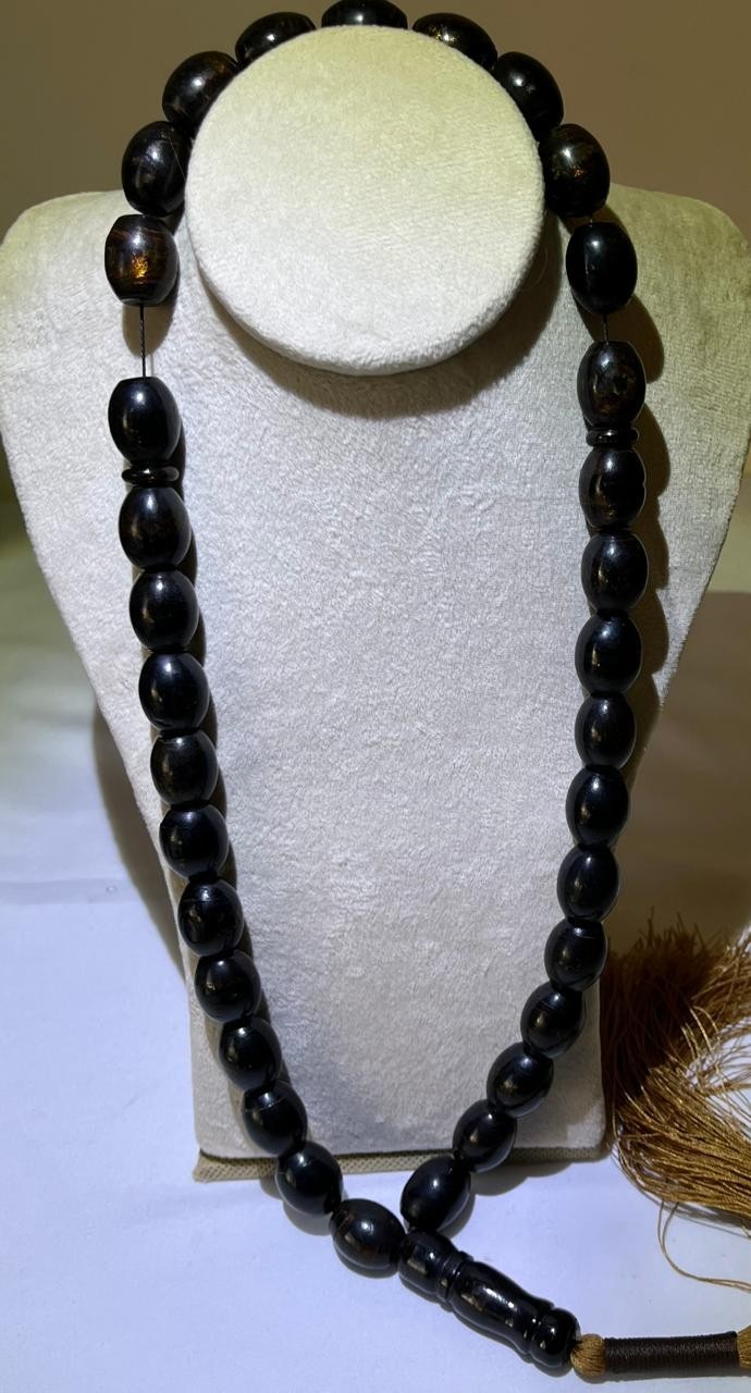Elegant Antique Natural Coral Rosary سبحة يسر حجازي انتيك الانتيك فاير نوادر