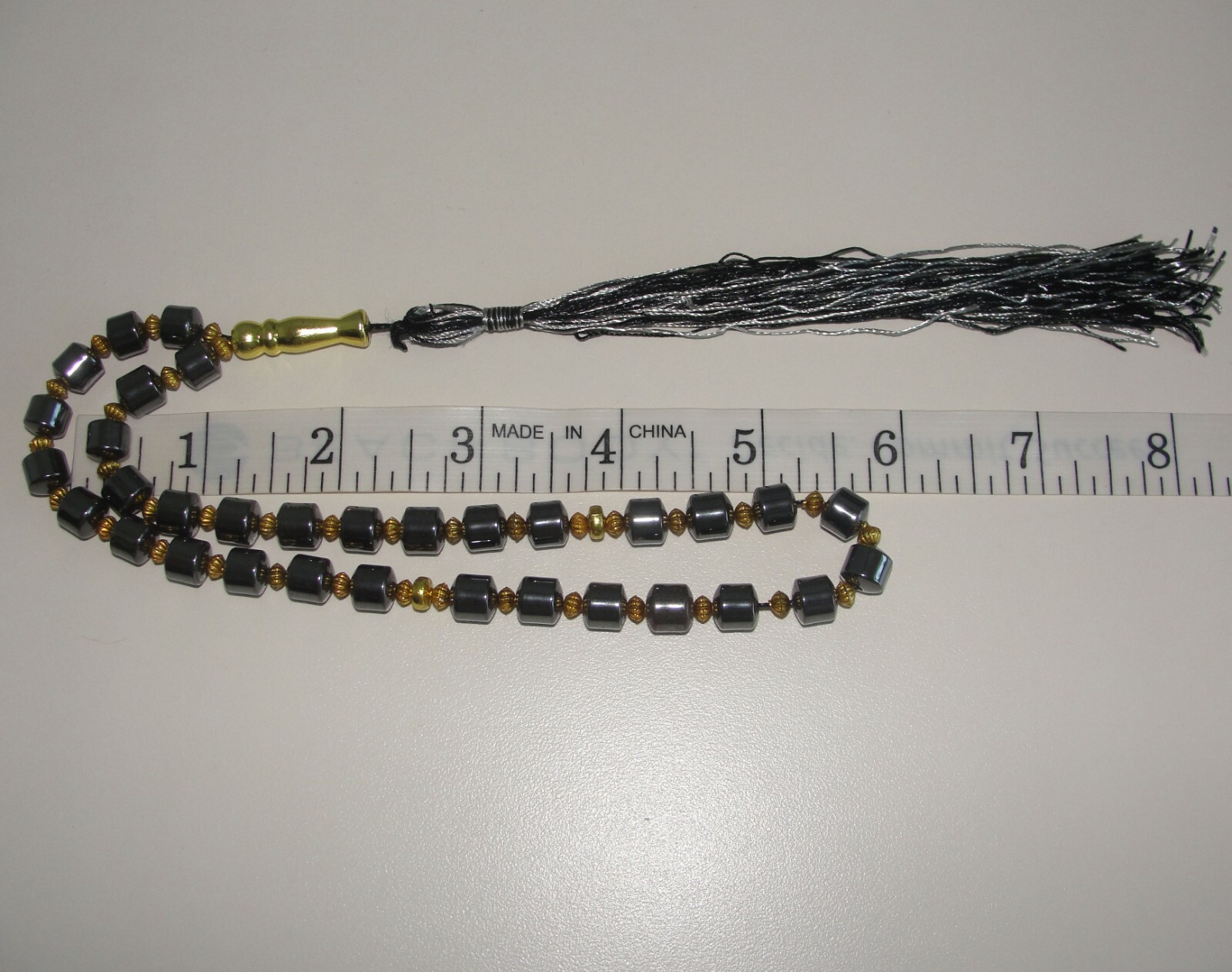 Pretty Afghanistan 33 Stone Pray Beads Misbaha Tasbih Subha Muslim Sufi تَسْبِيح