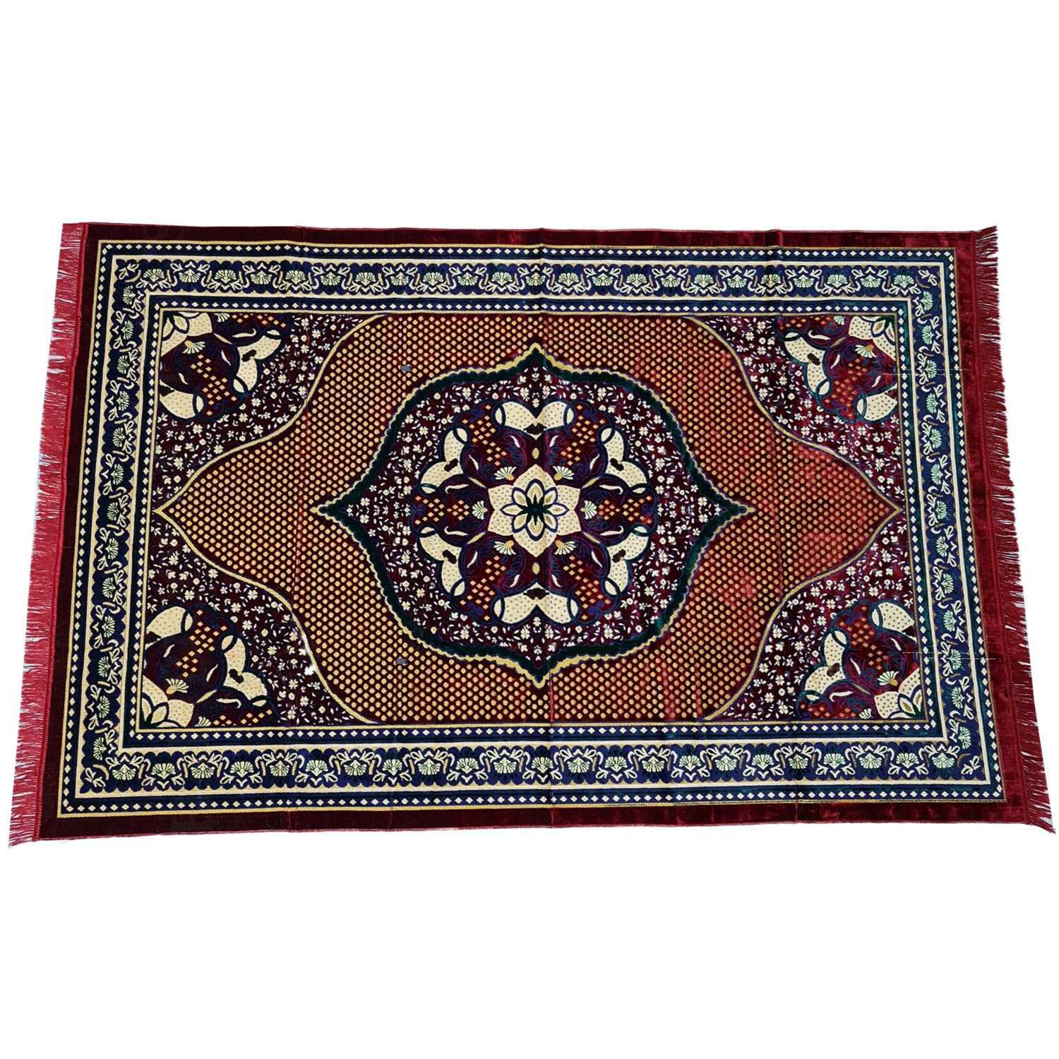 Extra Large Bordeaux Turkish Traditional Rug Bedroom Living Floor Room