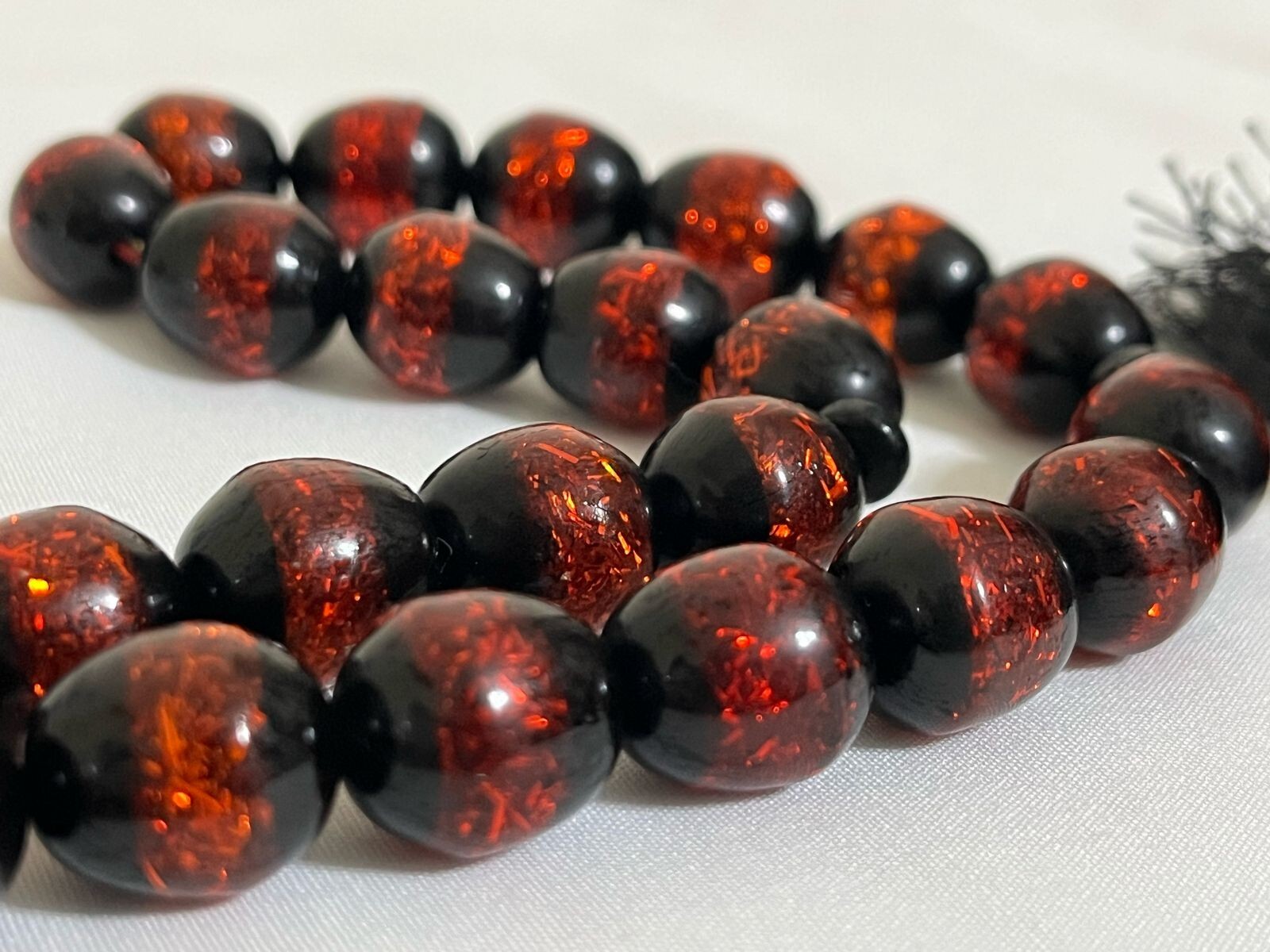 Antique Bakelite Rosary 33 سبحه بكالايت انتيك بيت عنوز منجمة خراطة يدوية نوادر
