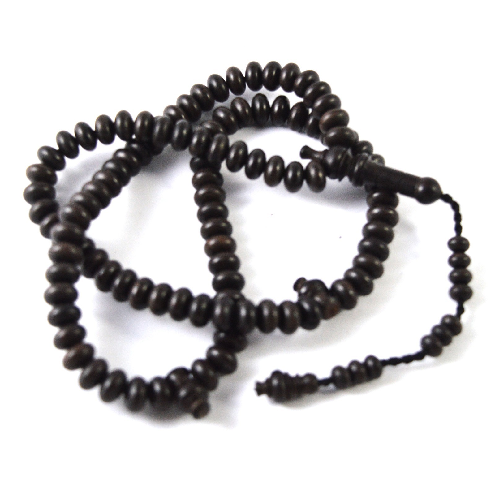 High quality handmade Islamic prayer beads natural genuine rare Tamarin wood