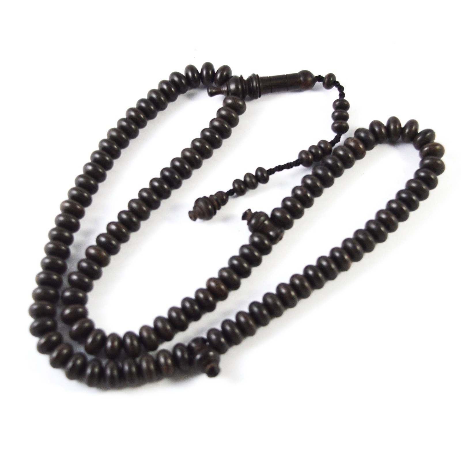 High quality handmade Islamic prayer beads natural genuine rare Tamarin wood