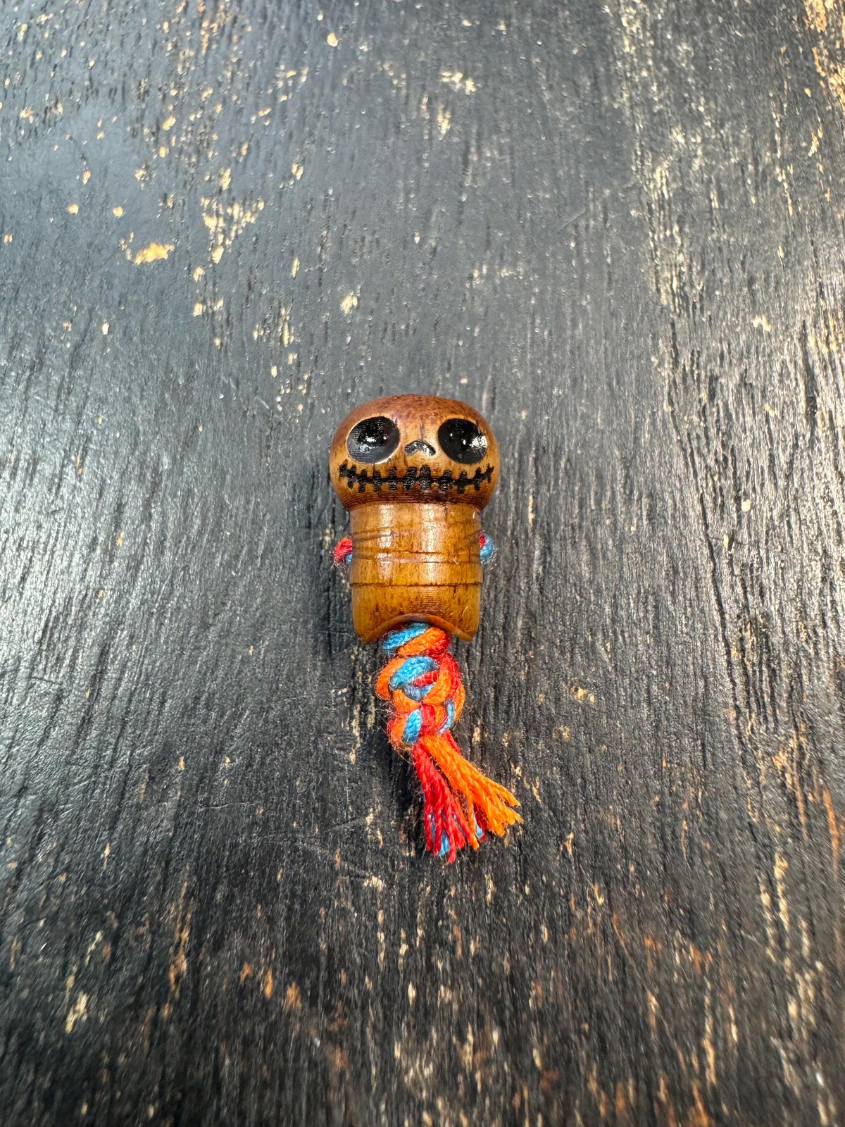 Hand Carved Yak Bone Skull Guru Bead | Tibetan Chitipati Style Mala Bead | Kapa