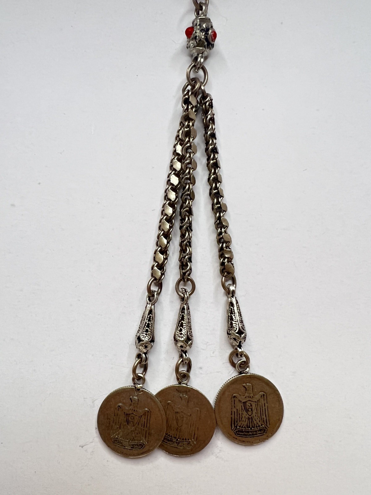 Vantage Antique Tassel silver 925 Rosary Bakelite mesbah شرابة فضة أنتيك ٩٢٥