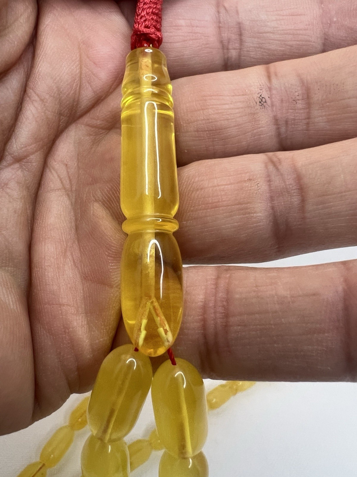 Mesbah Rosary Kahraman Kaliningrad Amber مسباح كهرمان كللنغرادي جبسي وعسل