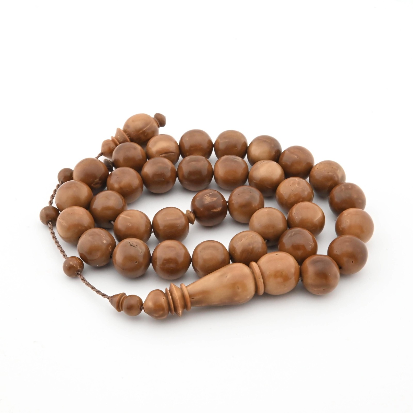Big Real Kuka Wood 33 beads Tasbih, prayer beads, Misbaha, Rosary 201459