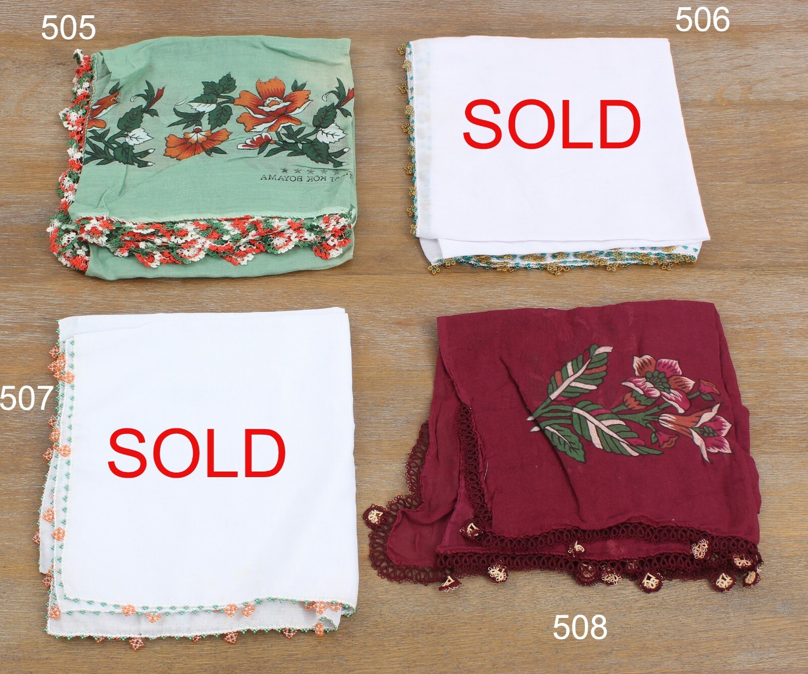 MINIMUM 4 pcs, Yazma, Turkish, VINTAGE, FREE Shipment With FedEx 12634-505-544
