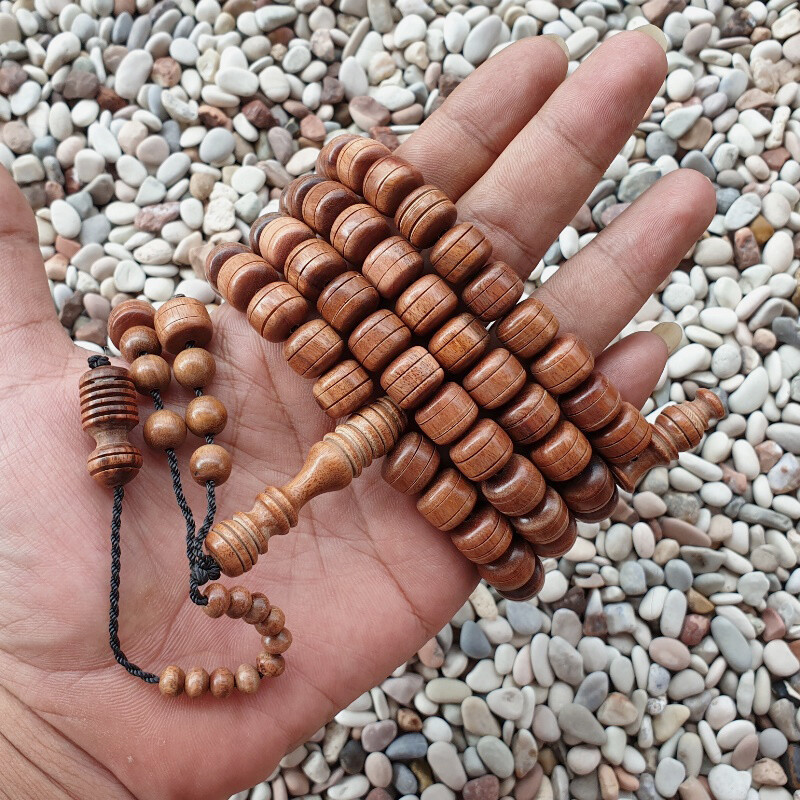 Amazing 99 Dhikr Prayer Beads Islamic Tasbih Stigi Ironwood Muslim Misbaha