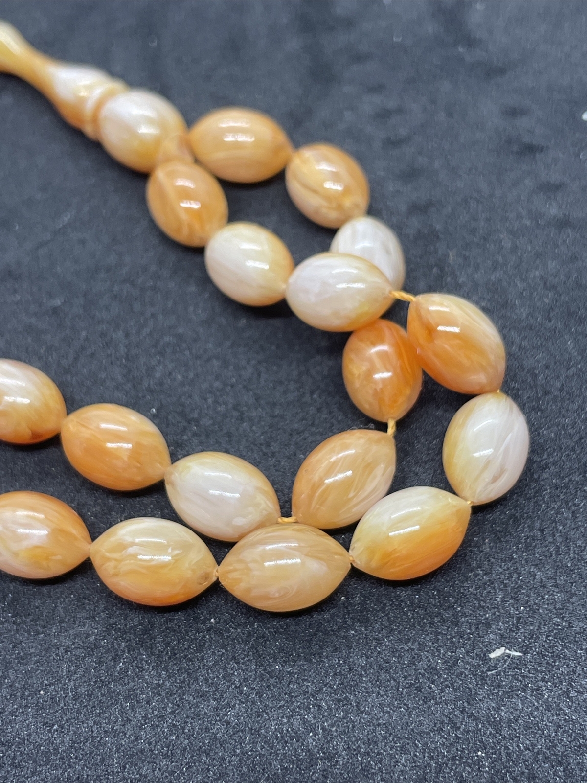 antique Belgium Cataline Handmade master Siverekli Mahmut 33 beads Rosary tasbih