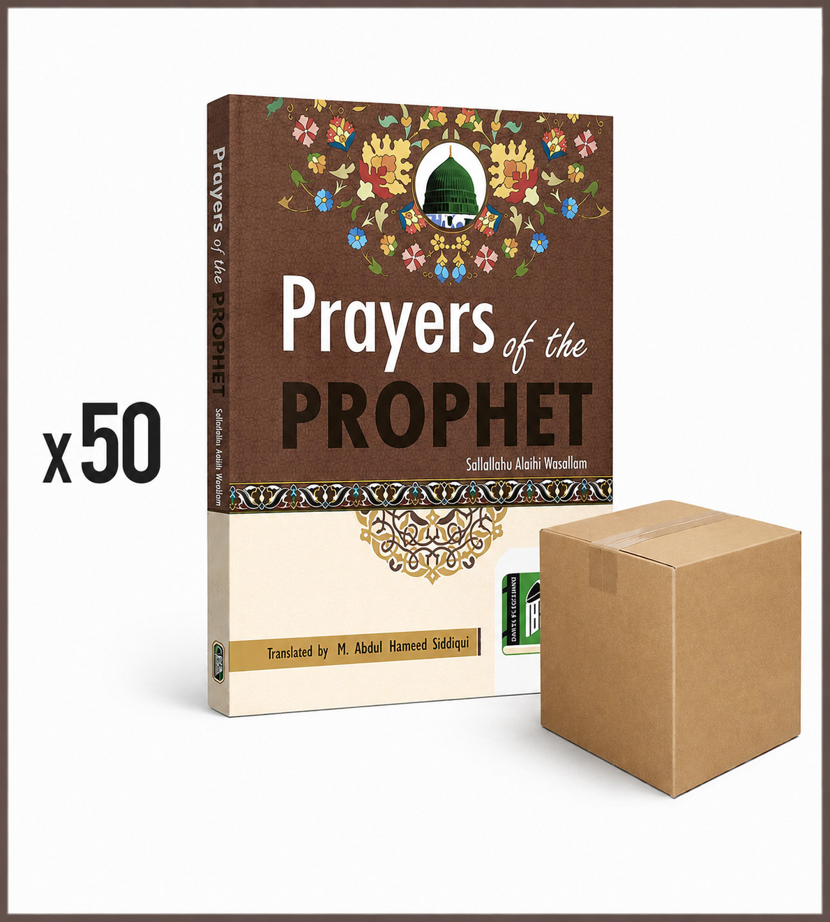 Prayers of the Prophet Masnoon Duas English Arabic Roman Script Bulk Pack 50