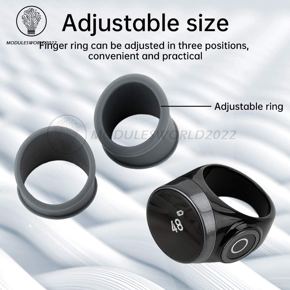 Digital Touch Tally Counter Dhikr/Tasbih/Tasbi/ Tasbee Finger Ring Power Display