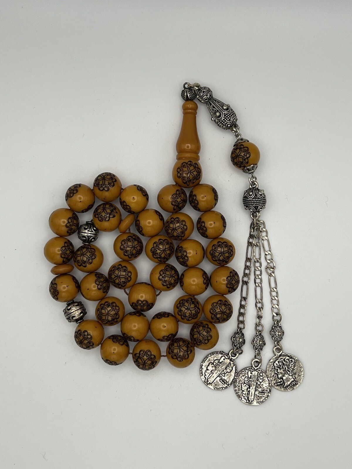 Sandalous Tasbih Laser Engraving Misbaha Prayer Beads Rosary مسبحة سبحة سندلوس