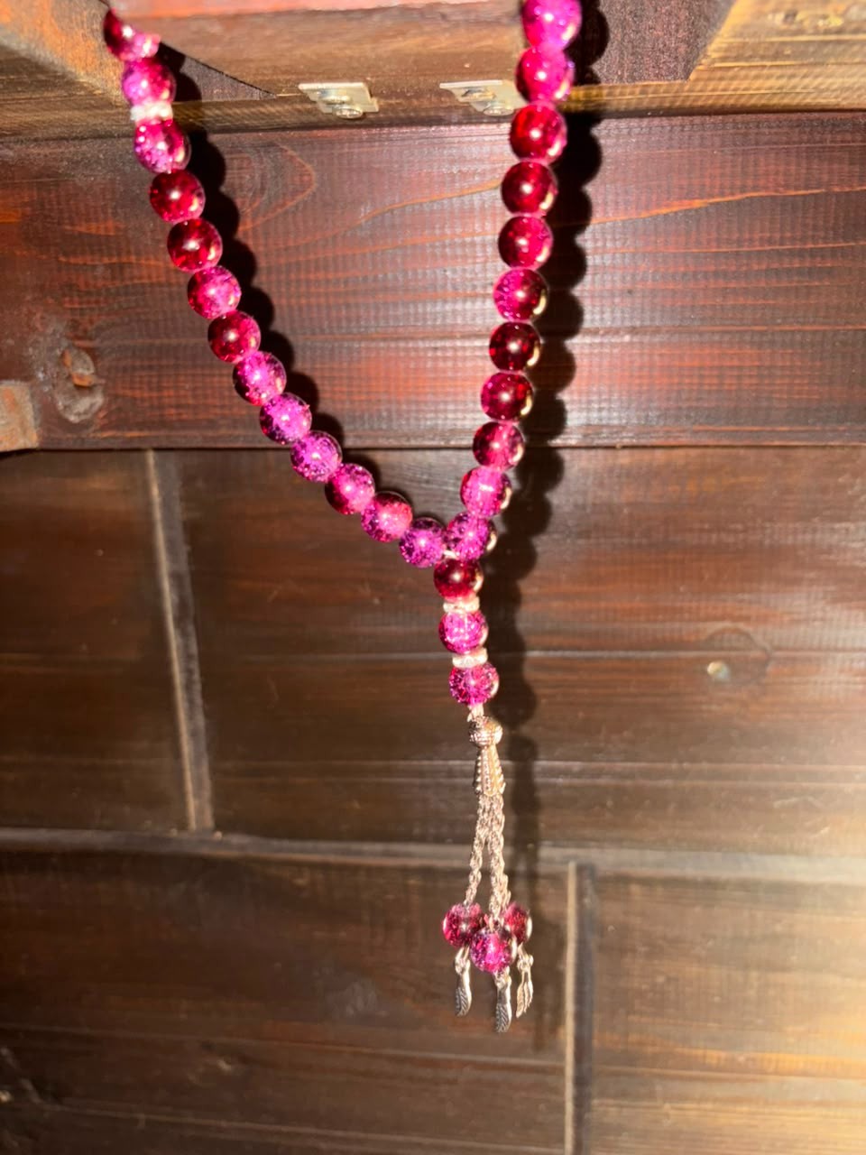 Luxury purple Amber Muslim Tasbih Prayer Beads Islamic Misbaha 33 Beads