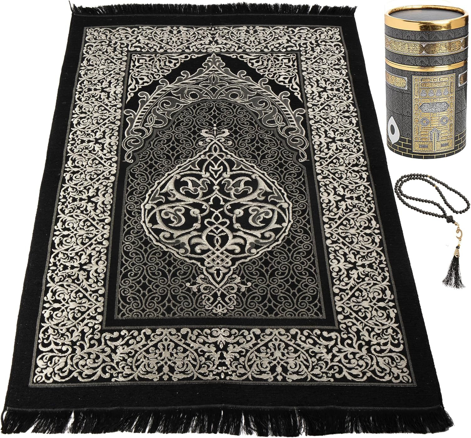 Modefa Islamic Gifts Prayer Mat | Thin Woven Praying Mat Muslim Prayer Rug | Mus
